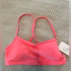 Johnny Was Calme Pink Endurance Crossback Sports Bra Size medium